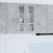 Hangkast 60x31x80 cm bewerkt hout beton grijs