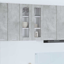 Hangkast Riga Beton Grijs 60 x 31 x 80 cm Bewerkt hout