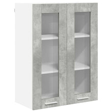 Hangkast Riga Beton Grijs 60 x 31 x 80 cm Bewerkt hout