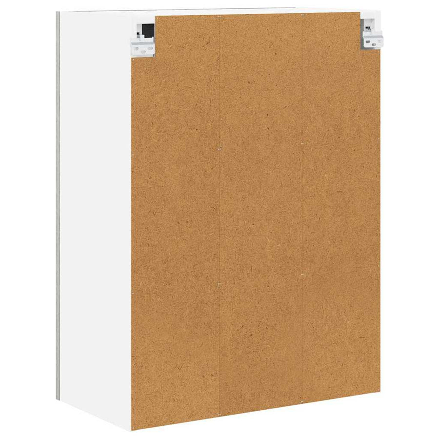 Hangkast Riga Beton Grijs 60 x 31 x 80 cm Bewerkt hout