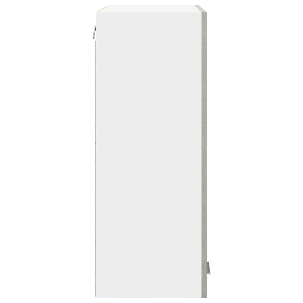 Hangkast Riga Beton Grijs 60 x 31 x 80 cm Bewerkt hout