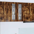 Wall Cabinet with Storage Smoked Oak 60 x 31 x 80 cm Engineered Wood