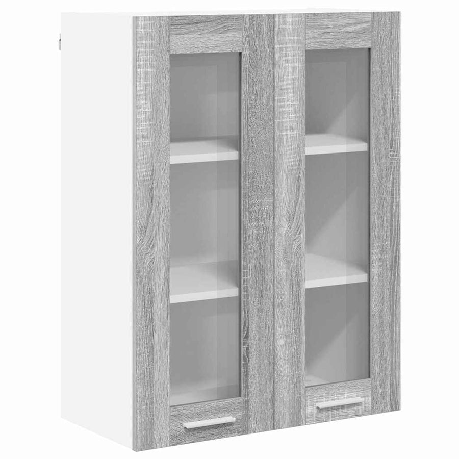 Hangkast Riga Grijs Sonoma 60 x 31 x 80 cm Bewerkt hout