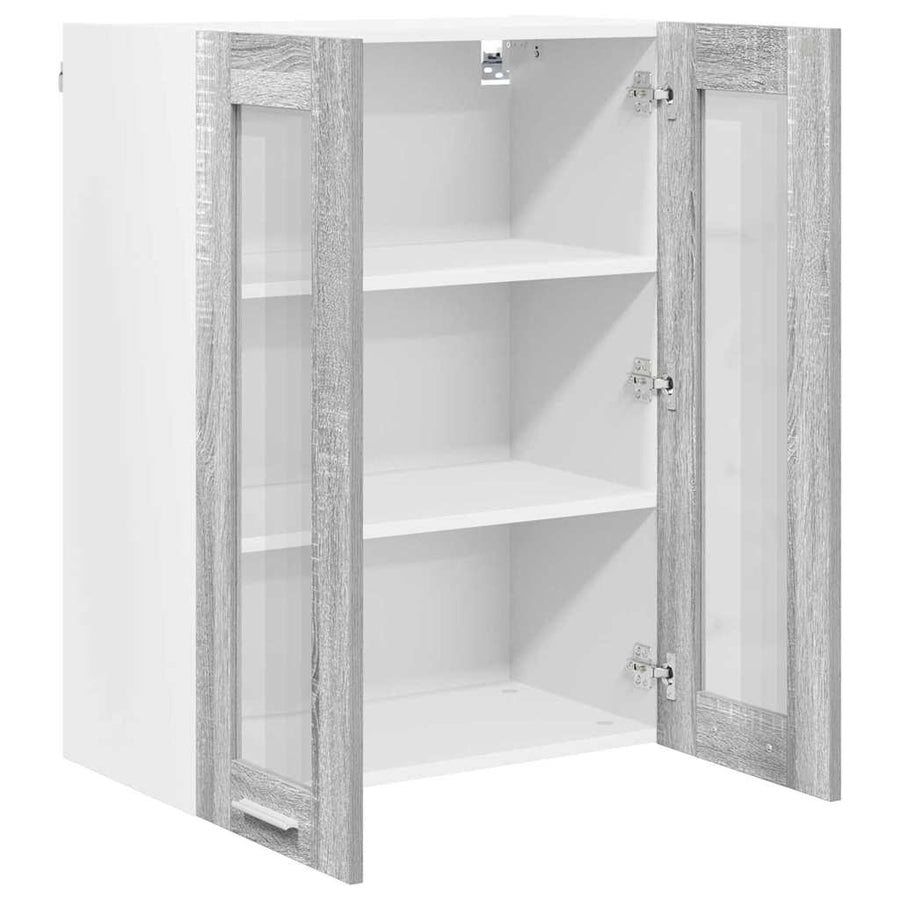 Hangkast Riga Grijs Sonoma 60 x 31 x 80 cm Bewerkt hout