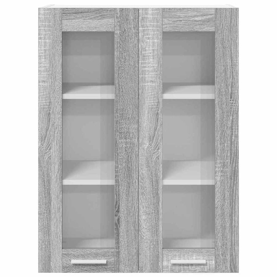 Hangkast Riga Grijs Sonoma 60 x 31 x 80 cm Bewerkt hout