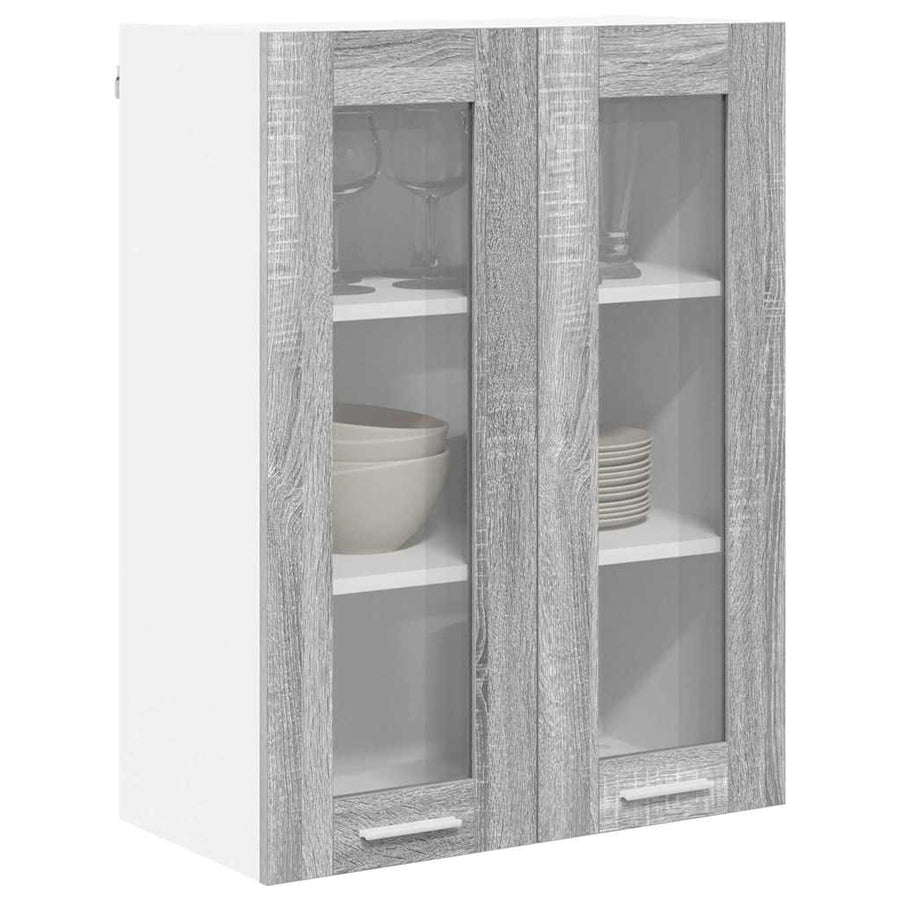 Hangkast Riga Grijs Sonoma 60 x 31 x 80 cm Bewerkt hout