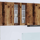 Wall Cabinet with Storage Solid Reclaimed Wood 60 x 31 x 80 cm Engineered Wood