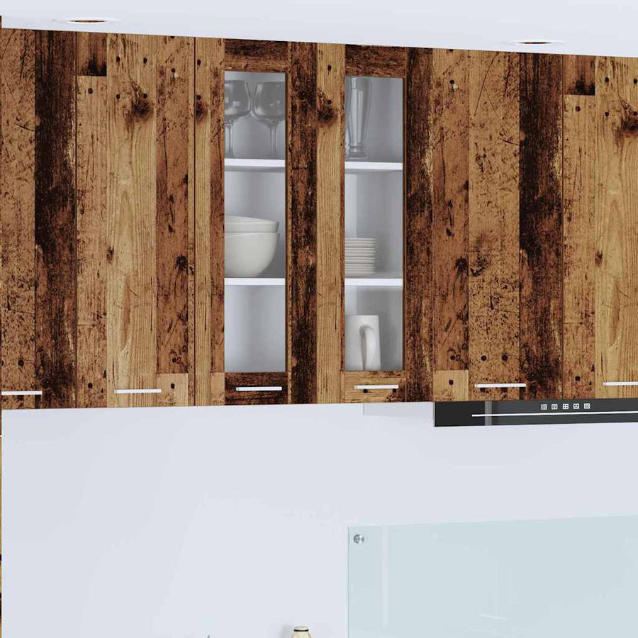 Hangkast met plank Riga Oud Hout 60 x 31 x 80 cm Bewerkt hout