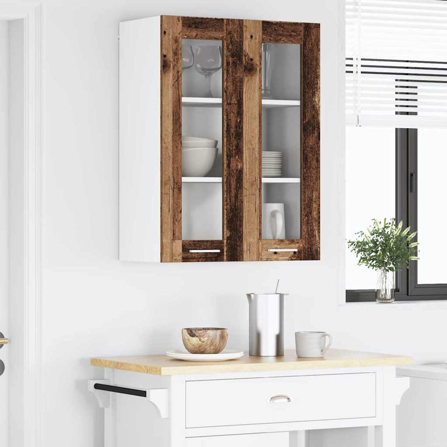 Hangkast met plank Riga Oud Hout 60 x 31 x 80 cm Bewerkt hout