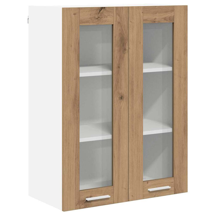 Hangkast Riga Artisan Eiken 60 x 31 x 80 cm Bewerkt hout