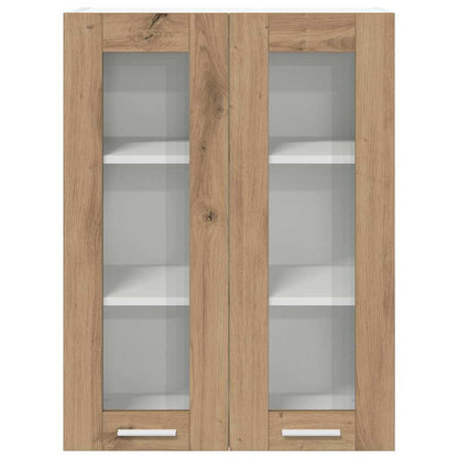Hangkast Riga Artisan Eiken 60 x 31 x 80 cm Bewerkt hout