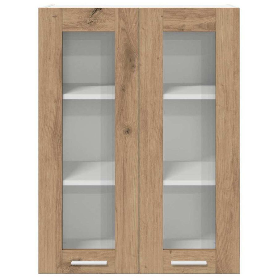 Hangkast Riga Artisan Eiken 60 x 31 x 80 cm Bewerkt hout