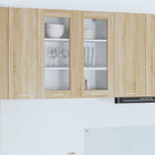 Wall Cabinet with Storage Sonoma Oak 80 x 31 x 80 cm Engineered Wood