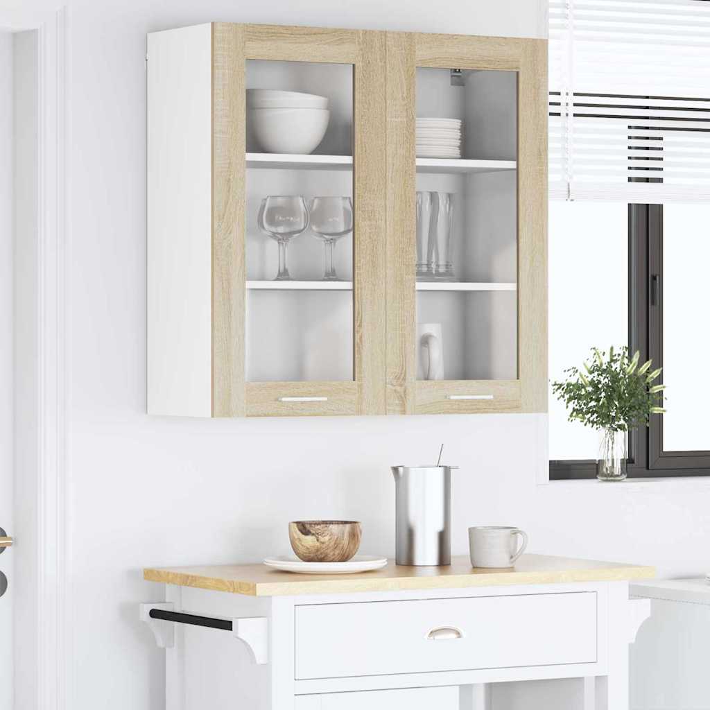 Hangkast Riga Sonoma Eiken 80 x 31 x 80 cm Bewerkt hout