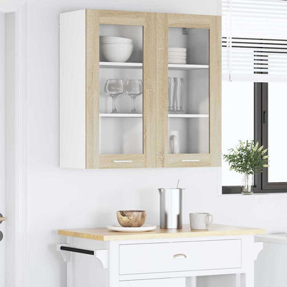 Hangkast Riga Sonoma Eiken 80 x 31 x 80 cm Bewerkt hout