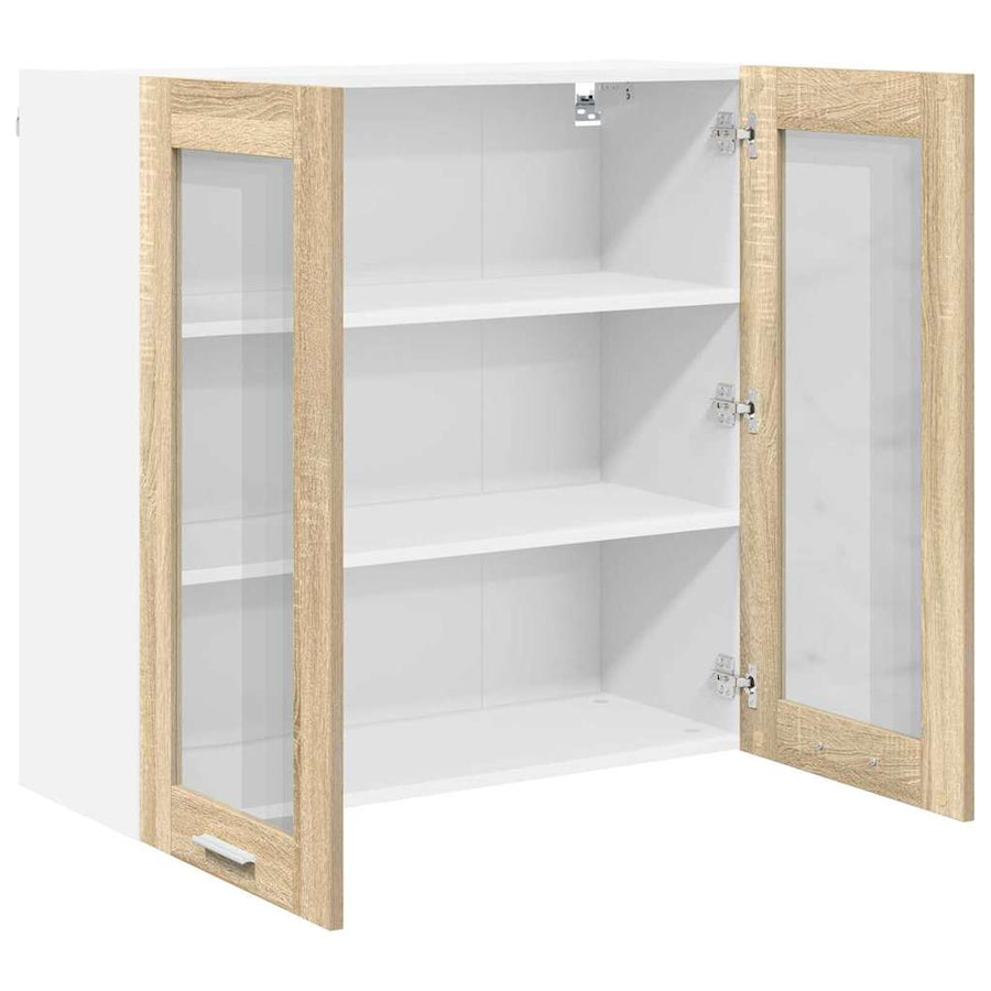 Hangkast Riga Sonoma Eiken 80 x 31 x 80 cm Bewerkt hout