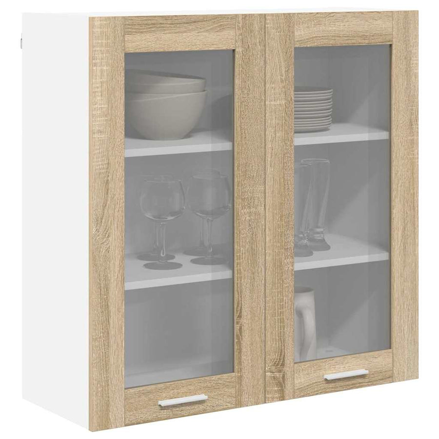 Hangkast Riga Sonoma Eiken 80 x 31 x 80 cm Bewerkt hout