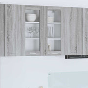 Hangkast 80x31x80 cm grijs bewerkt hout
