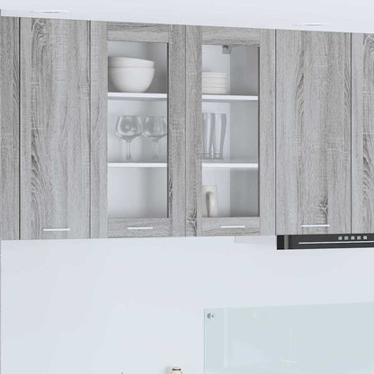 Hangkast Riga Grijs Sonoma 80 x 31 x 80 cm Bewerkt hout