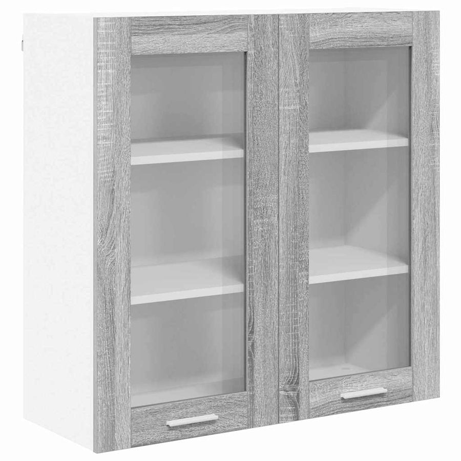 Hangkast Riga Grijs Sonoma 80 x 31 x 80 cm Bewerkt hout
