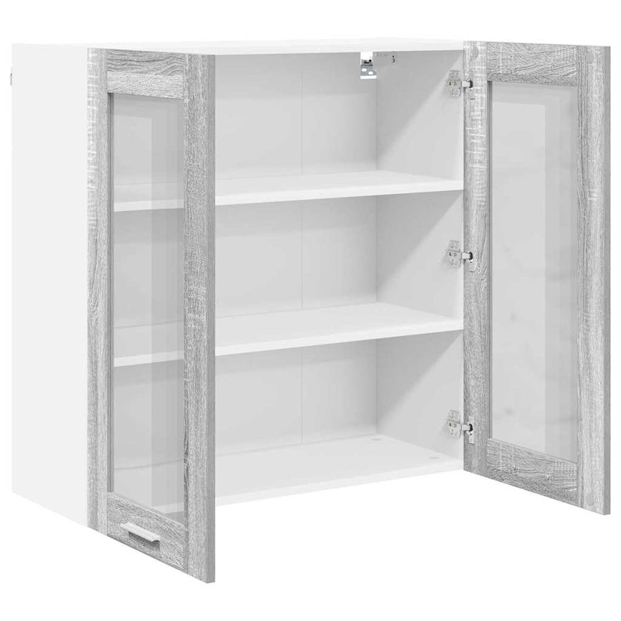 Hangkast Riga Grijs Sonoma 80 x 31 x 80 cm Bewerkt hout