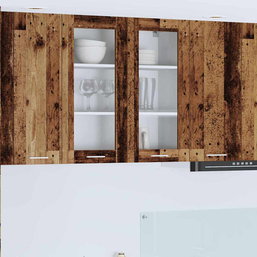Hangkast met plank Riga Oud Hout 80 x 31 x 80 cm Bewerkt hout