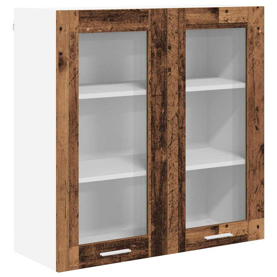 Hangkast met plank Riga Oud Hout 80 x 31 x 80 cm Bewerkt hout