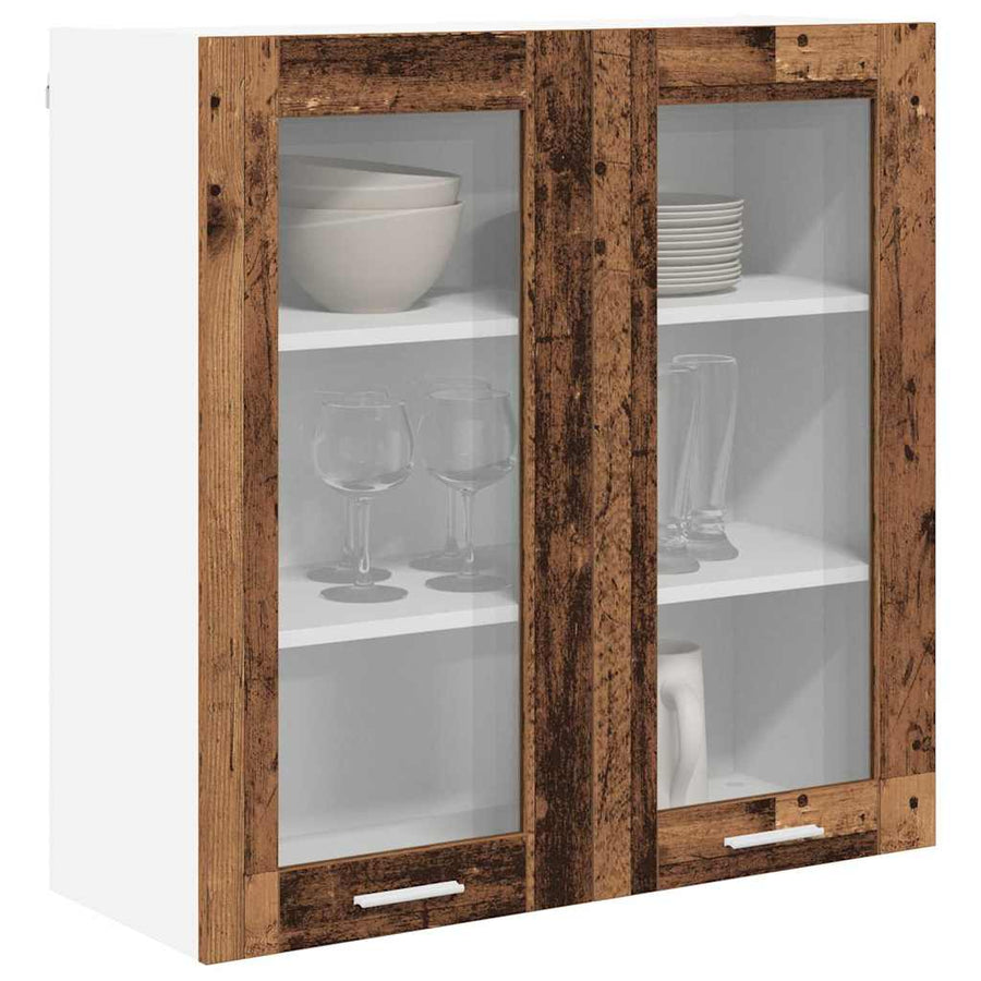 Hangkast met plank Riga Oud Hout 80 x 31 x 80 cm Bewerkt hout
