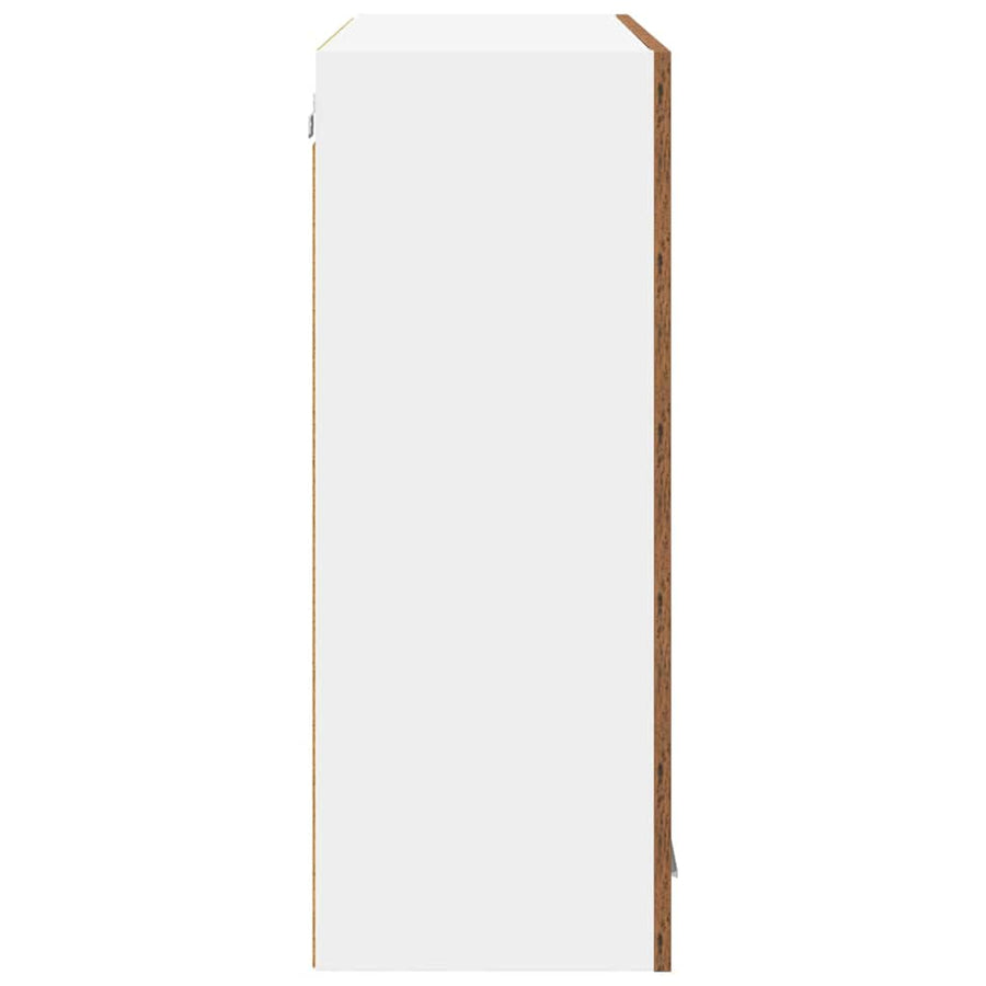 Hangkast met plank Riga Oud Hout 80 x 31 x 80 cm Bewerkt hout