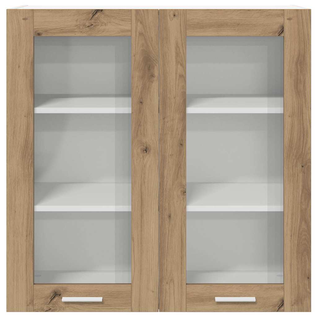 Hangkast Riga Artisan Eiken 80 x 31 x 80 cm Bewerkt hout