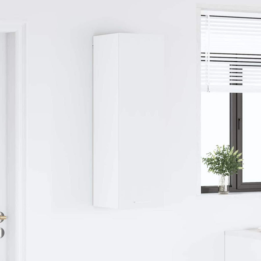 Hangkast met plank Riga Wit 30 x 31 x 100 cm Bewerkt hout