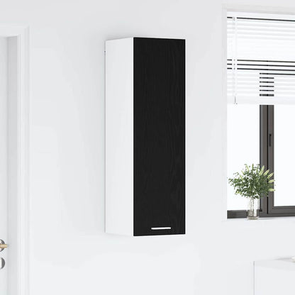 Hangkast Riga Zwart Eiken 30 x 31 x 100 cm Bewerkt hout