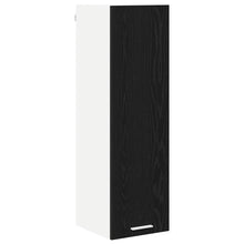 Hangkast Riga Zwart Eiken 30 x 31 x 100 cm Bewerkt hout