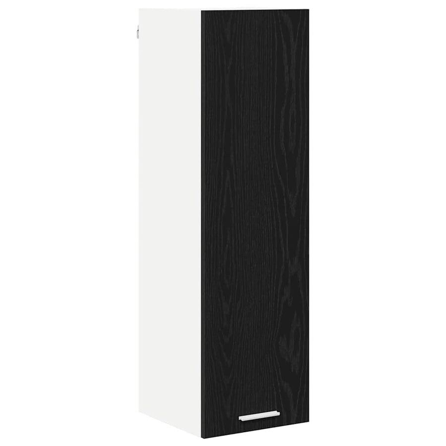Hangkast Riga Zwart Eiken 30 x 31 x 100 cm Bewerkt hout