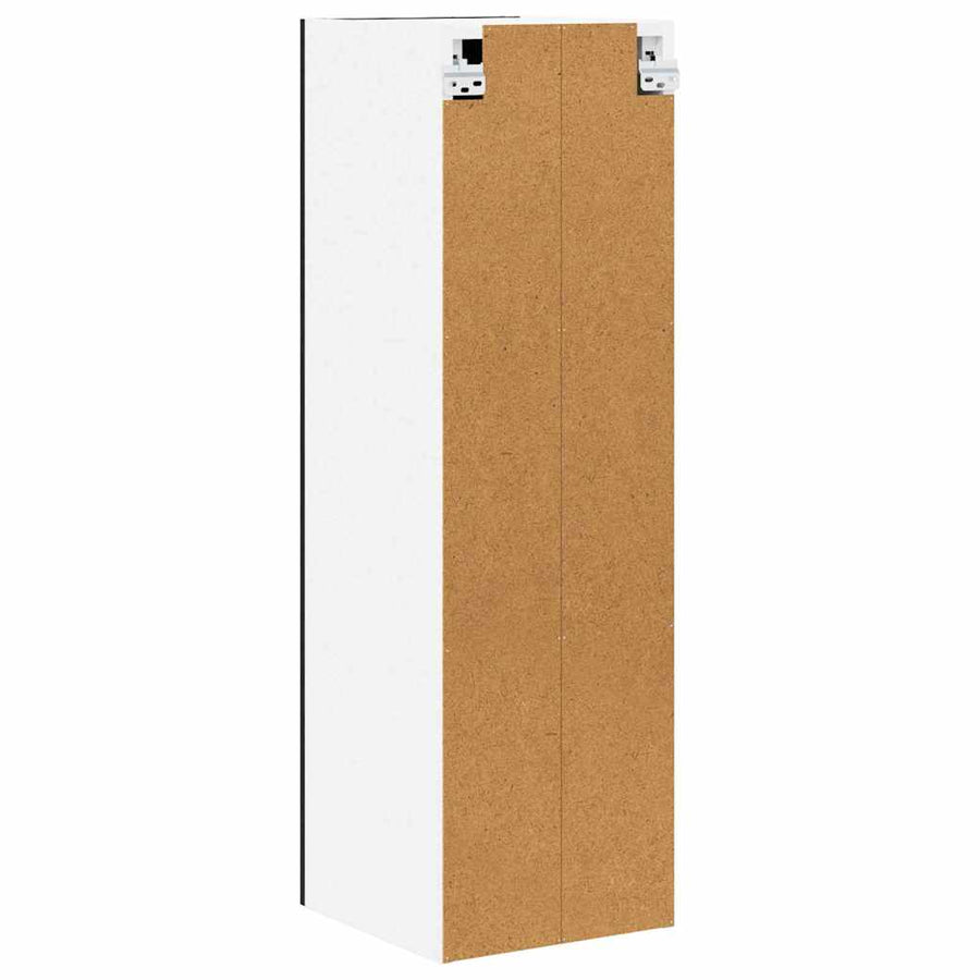 Hangkast Riga Zwart Eiken 30 x 31 x 100 cm Bewerkt hout