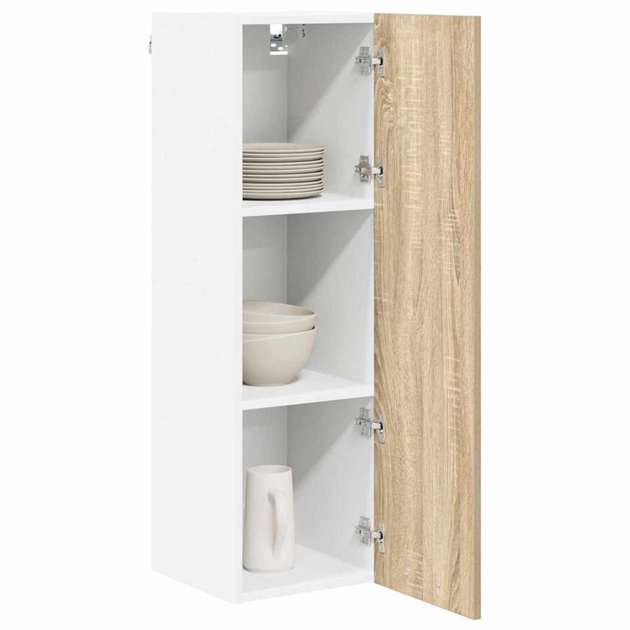 Hangkast Riga Sonoma Eiken 30 x 31 x 100 cm Bewerkt hout