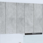 Wall Cabinet with Storage Concrete Grey 30 x 31 x 100 cm Engineered Wood