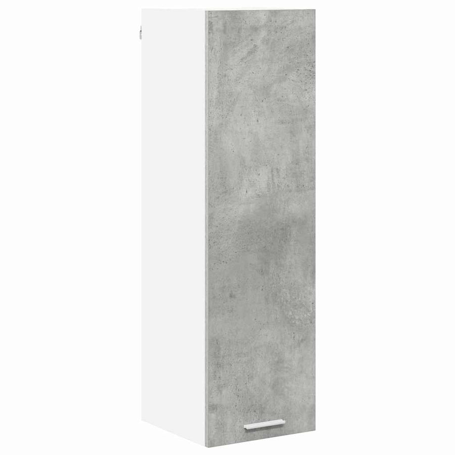 Hangkast Riga Beton Grijs 30 x 31 x 100 cm Bewerkt hout