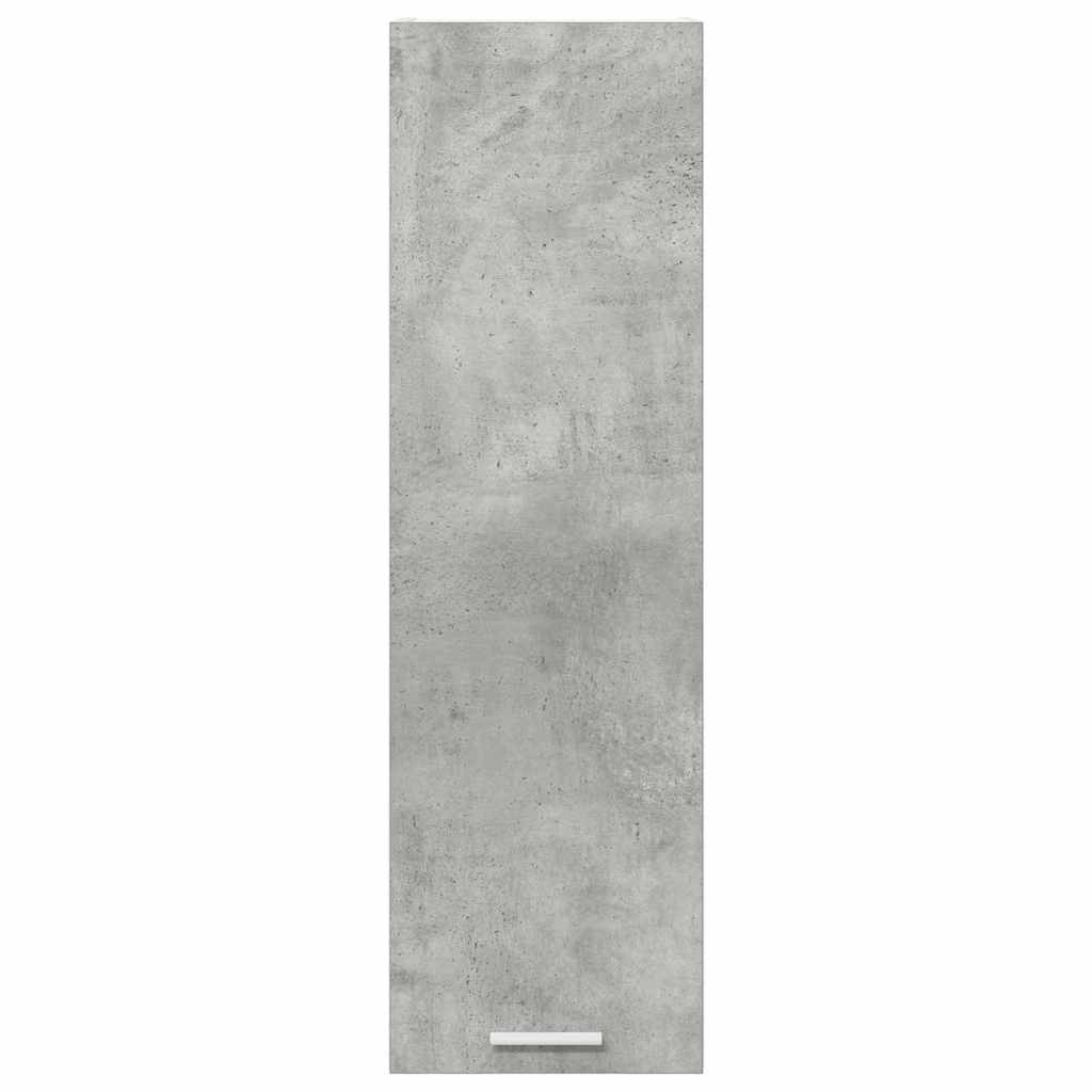 Hangkast Riga Beton Grijs 30 x 31 x 100 cm Bewerkt hout
