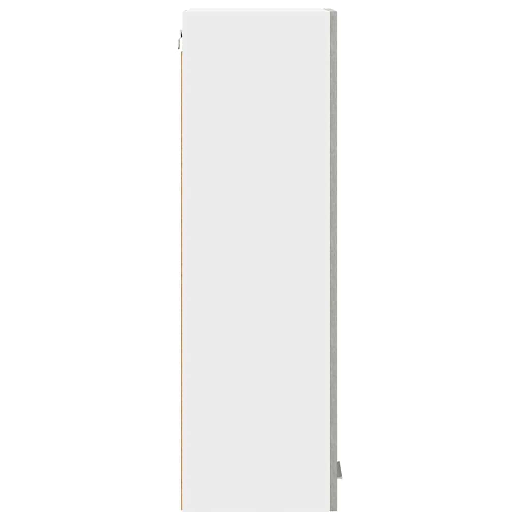Hangkast Riga Beton Grijs 30 x 31 x 100 cm Bewerkt hout