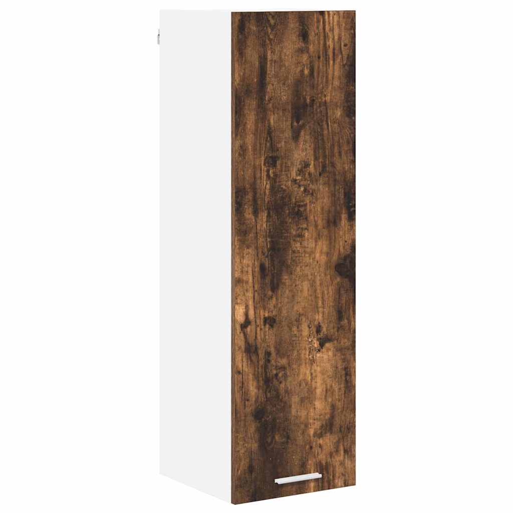 Hangkast Riga Gerookt eiken 30 x 31 x 100 cm Bewerkt hout