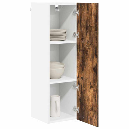 Hangkast Riga Gerookt eiken 30 x 31 x 100 cm Bewerkt hout