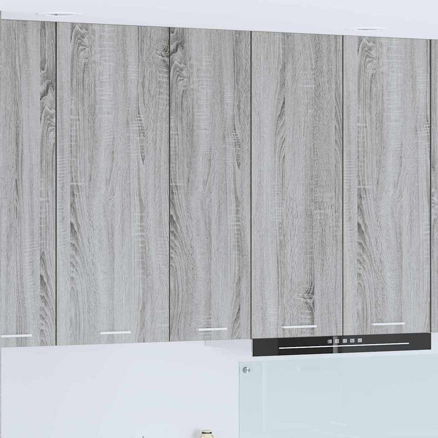 Hangkast Riga Grijs Sonoma 30 x 31 x 100 cm Bewerkt hout
