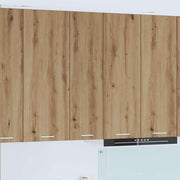 Hangkast 30x31x100 cm artisan eiken bewerkt hout