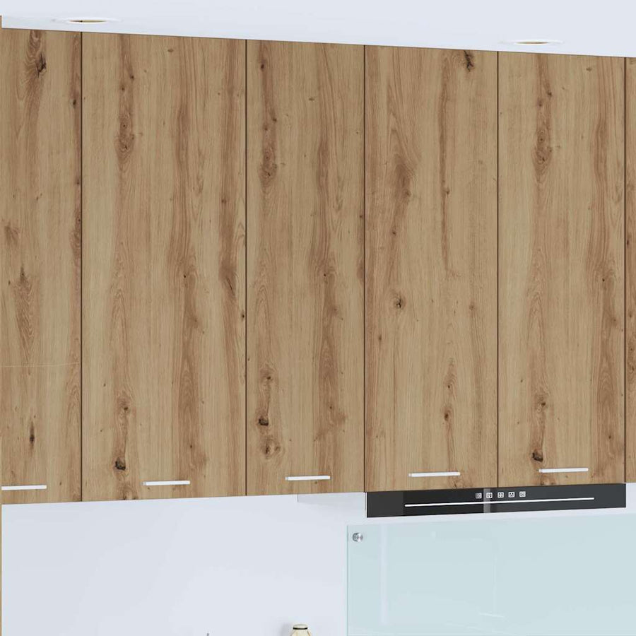 Hangkast Riga Artisan Eiken 30 x 31 x 100 cm Bewerkt hout