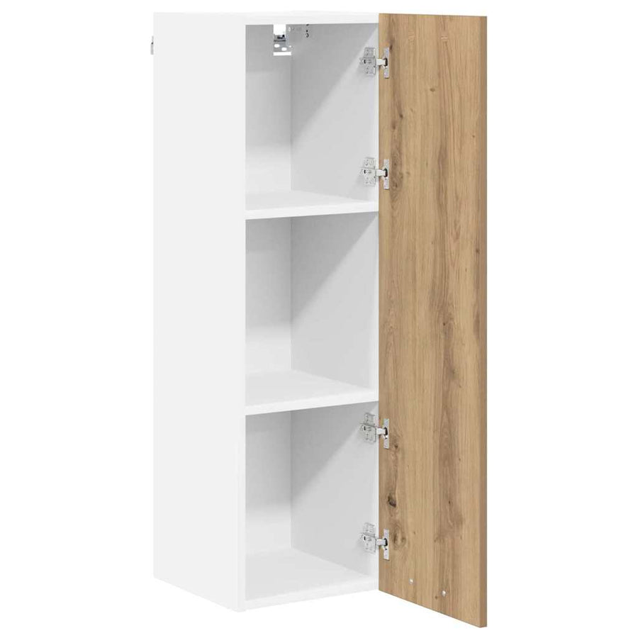 Hangkast Riga Artisan Eiken 30 x 31 x 100 cm Bewerkt hout