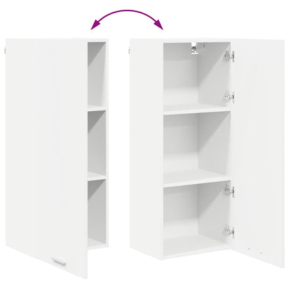 Hangkast met plank Riga Wit 40 x 31 x 100 cm Bewerkt hout