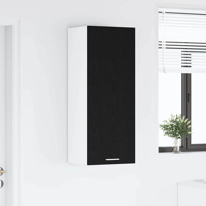 Hangkast Riga Zwart Eiken 40 x 31 x 100 cm Bewerkt hout