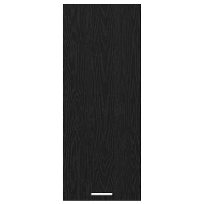 Hangkast Riga Zwart Eiken 40 x 31 x 100 cm Bewerkt hout