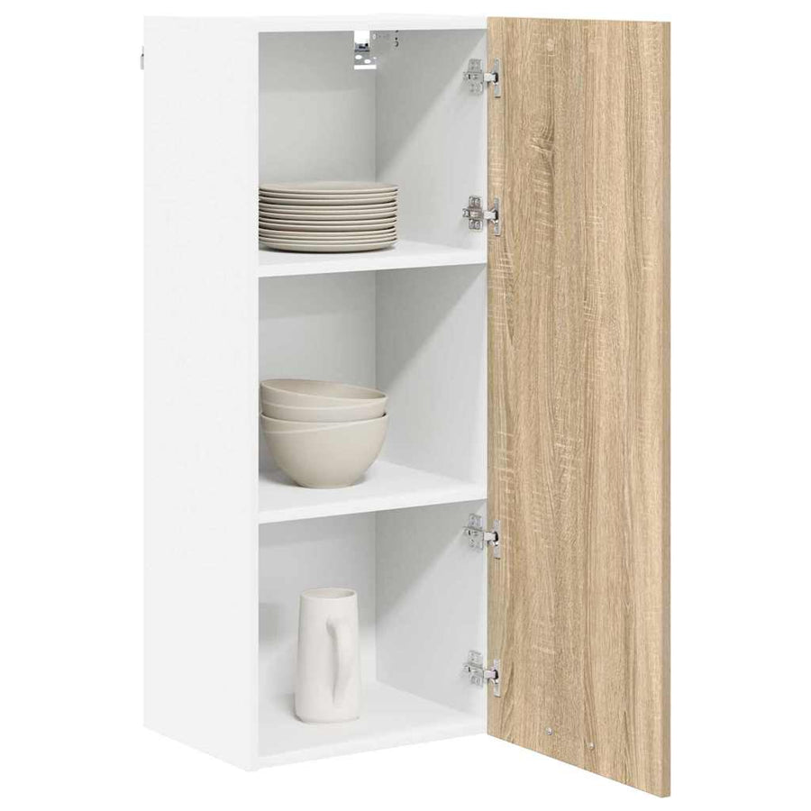 Hangkast Riga Sonoma Eiken 40 x 31 x 100 cm Bewerkt hout
